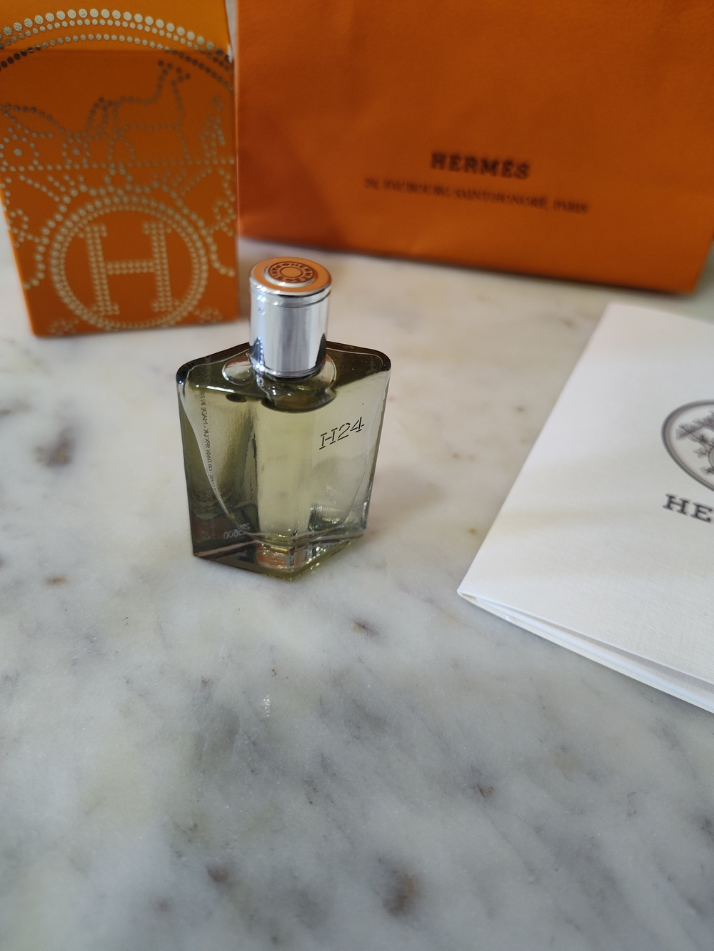 HERMÈS H24 Collectible Gift Set Mini Box Shopping Bag Presentation Card NWT - Picture 3 of 10